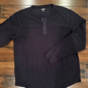 NWT Old Navy Men’s XL Navy Henley